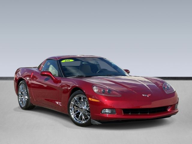 Crystal Red Metallic Tintcoat 2008 Chevrolet Corvette Coupe RWD Coupe Rear-Wheel Drive 6-Speed Automatic