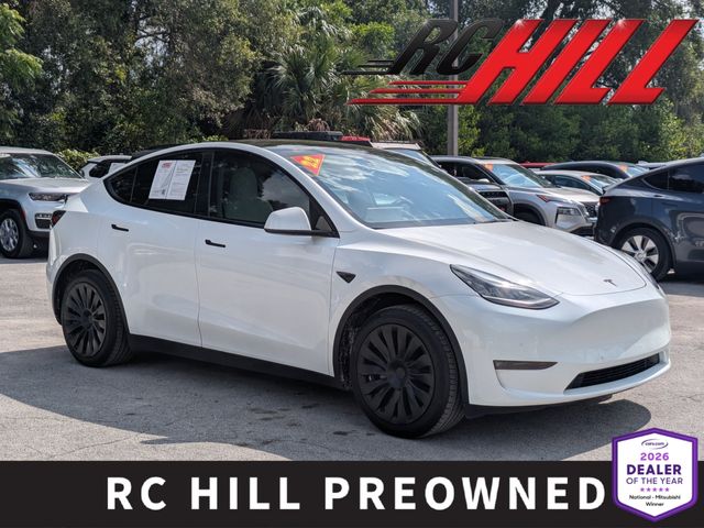 White 2022 Tesla Model Y SUV / Crossover All-Wheel Drive 1-Speed Automatic