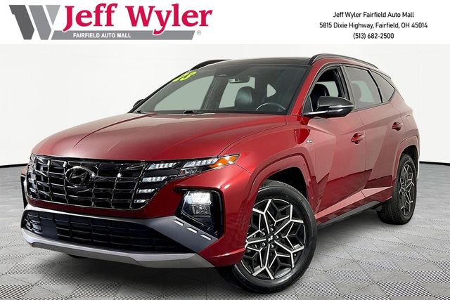 Red Crimson 2023 Hyundai Tucson N Line AWD SUV / Crossover All-Wheel Drive 8-Speed Automatic