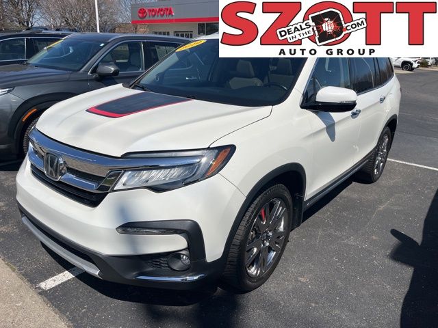 White Diamond Pearl 2019 Honda Pilot Elite AWD SUV / Crossover All-Wheel Drive 9-Speed Automatic