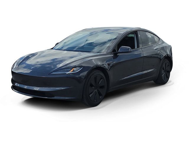 Stealth Gray 2025 Tesla Model 3 Long Range RWD Sedan Rear-Wheel Drive 1-Speed Automatic