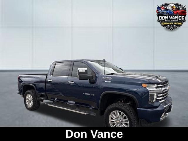 Northsky Blue Metallic 2022 Chevrolet Silverado 2500HD High Country Crew Cab 4WD Pickup Truck Four-Wheel Drive Automatic