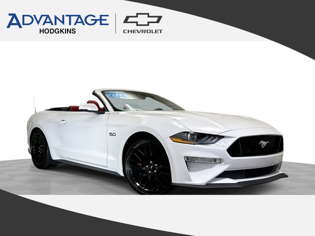 Oxford White 2021 Ford Mustang GT Premium Convertible RWD Convertible Rear-Wheel Drive 6-Speed Manual