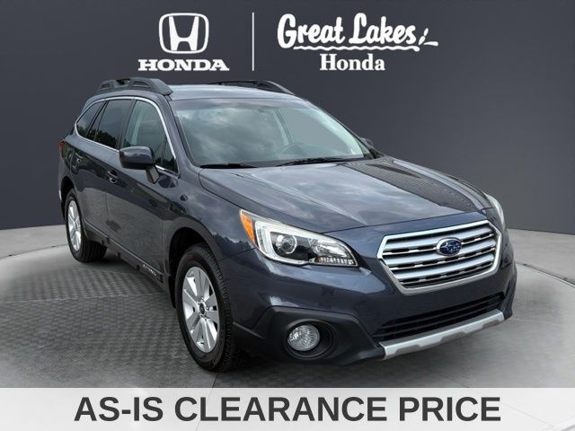 Carbide Gray Metallic 2015 Subaru Outback Wagon All-Wheel Drive Continuously Variable Transmission