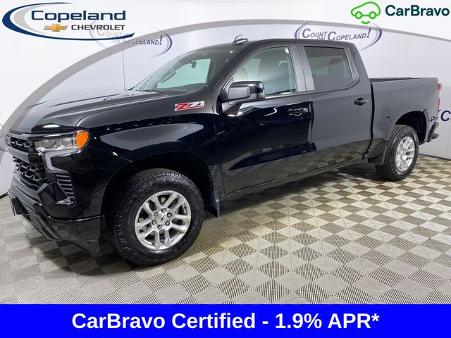 Black 2025 Chevrolet Silverado 1500 Pickup Truck Four-Wheel Drive Automatic