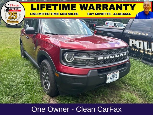 Ruby Red Metallic 2025 Ford Bronco Sport SUV / Crossover All-Wheel Drive 8-Speed Automatic