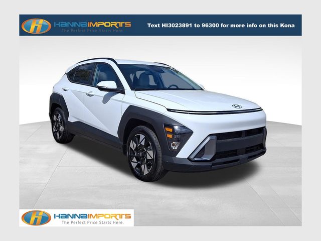Atlas White 2025 Hyundai Kona SEL FWD SUV / Crossover Front-Wheel Drive Continuously Variable Transmission