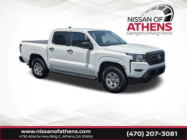 Glacier White 2024 Nissan Frontier Pickup Truck Four-Wheel Drive 9-Speed Automatic Overdrive