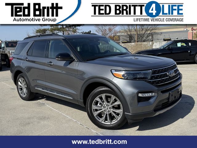 Gray Metallic 2023 Ford Explorer XLT AWD SUV / Crossover All-Wheel Drive Automatic