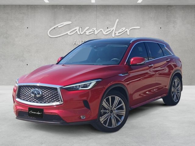 Dynamic Sunstone Red 2023 INFINITI QX50 SUV / Crossover All-Wheel Drive Continuously Variable Transmission
