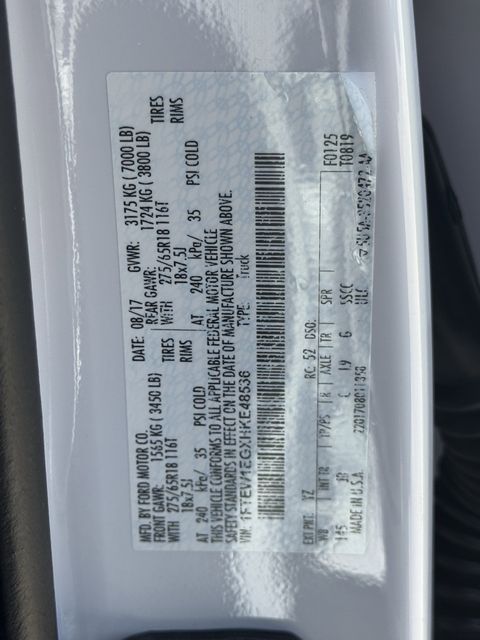 2017 Ford F-150 XLT White at Autostrade
