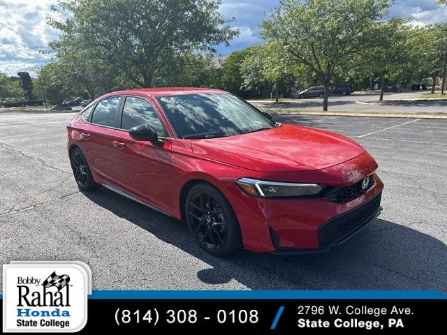 Milano Red 2026 Honda Civic Hatchback Hatchback Front-Wheel Drive Continuously Variable Transmission