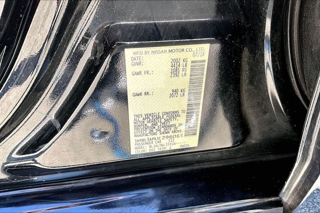 Used 2018 Nissan Altima 3.5 SL 4D Sedan