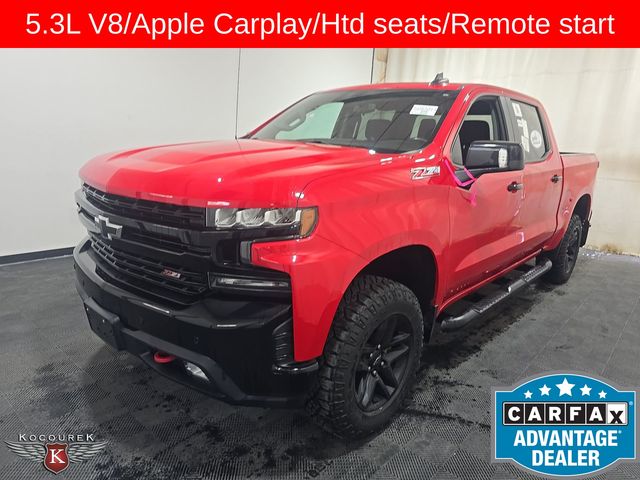 Red Hot 2019 Chevrolet Silverado 1500 Pickup Truck Four-Wheel Drive 8-Speed Automatic