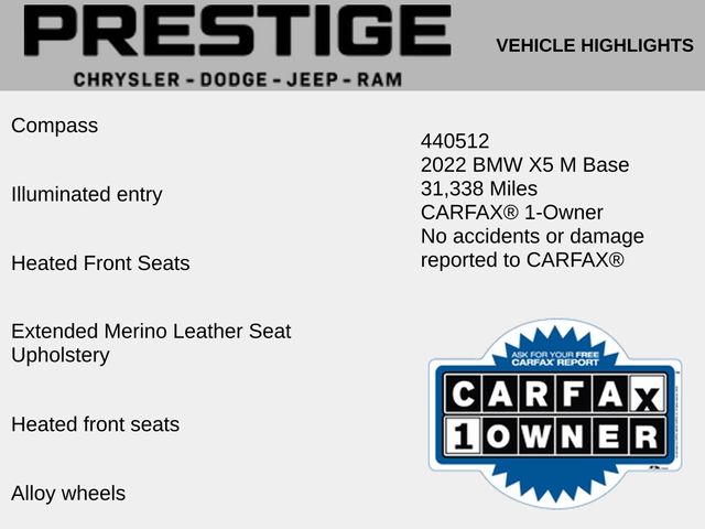 2022 BMW X5 M Base 4