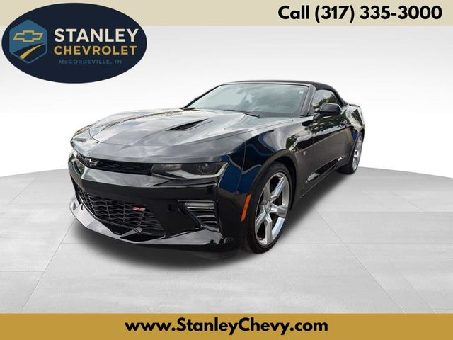 Black 2016 Chevrolet Camaro 2SS Convertible RWD Convertible Rear-Wheel Drive 8-Speed Automatic