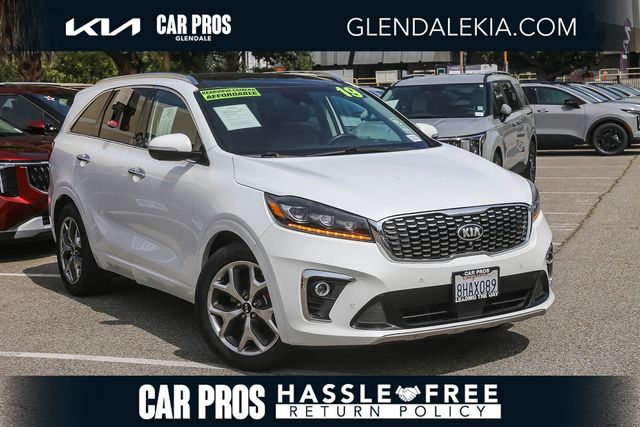 Snow White Pearl 2019 Kia Sorento SX V6 FWD SUV / Crossover Front-Wheel Drive 8-Speed Automatic