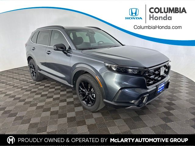 Meteorite Gray Metallic 2025 Honda CR-V Hybrid Sport AWD SUV / Crossover All-Wheel Drive Continuously Variable Transmission