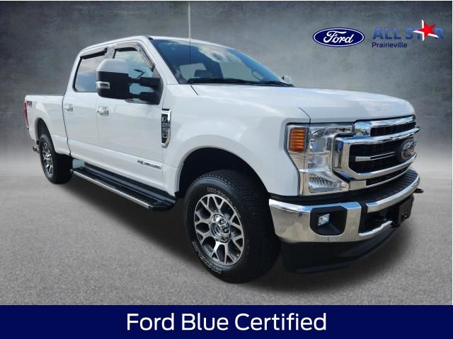 Oxford White 2021 Ford F-250 Super Duty Platinum Crew Cab 4WD Pickup Truck Four-Wheel Drive Automatic