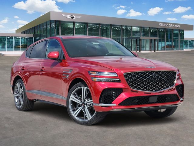 Red 2025 Genesis GV80 Coupe 3.5T E-SC AWD Coupe All-Wheel Drive 8-Speed Automatic