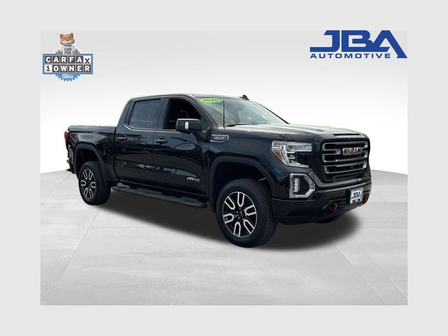 Onyx Black 2020 GMC Sierra 1500 AT4 Crew Cab 4WD Pickup Truck Four-Wheel Drive Automatic