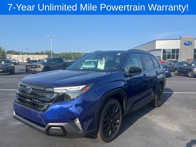 Sapphire Blue Pearl 2026 Subaru Forester SUV / Crossover All-Wheel Drive Continuously Variable Transmission
