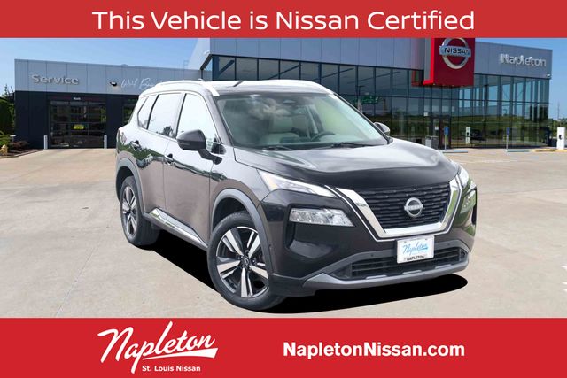 Super Black 2023 Nissan Rogue SUV / Crossover Front-Wheel Drive Continuously Variable Transmission