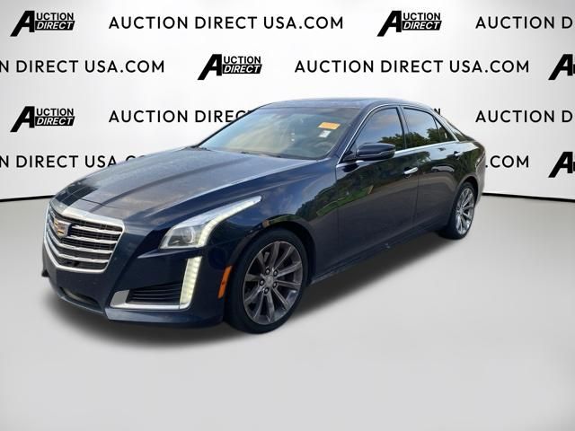 Dark Adriatic Blue Metallic 2017 Cadillac CTS Sedan All-Wheel Drive 8-Speed Automatic