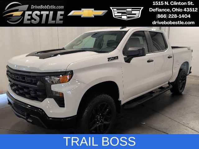 Summit White 2024 Chevrolet Silverado 1500 Pickup Truck Four-Wheel Drive 8-Speed Automatic