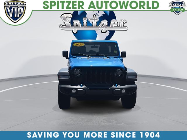 Certified Used 2023 Blue Jeep Willys 4xe image 3