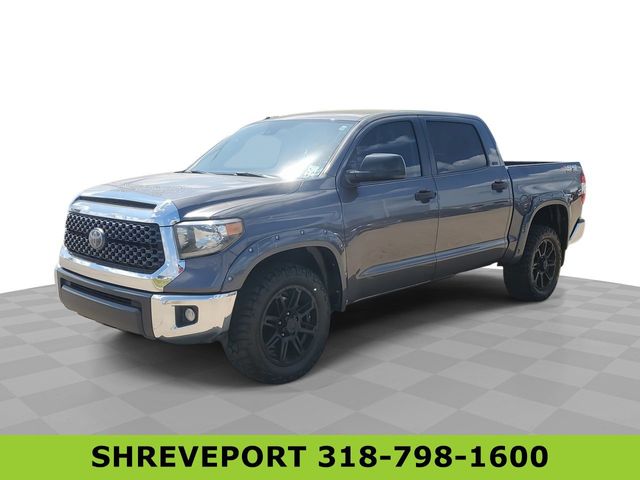 Gray 2018 Toyota Tundra SR5 CrewMax 4.6L Pickup Truck 4X2 6-Speed Automatic Overdrive