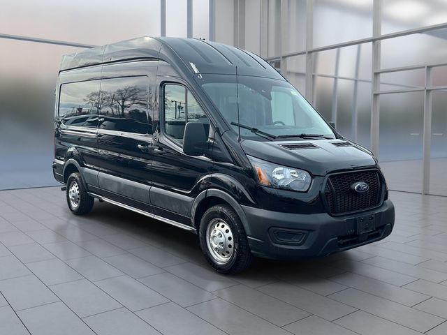 Black Metallic 2024 Ford Transit Cargo 250 High Roof LB AWD Van All-Wheel Drive