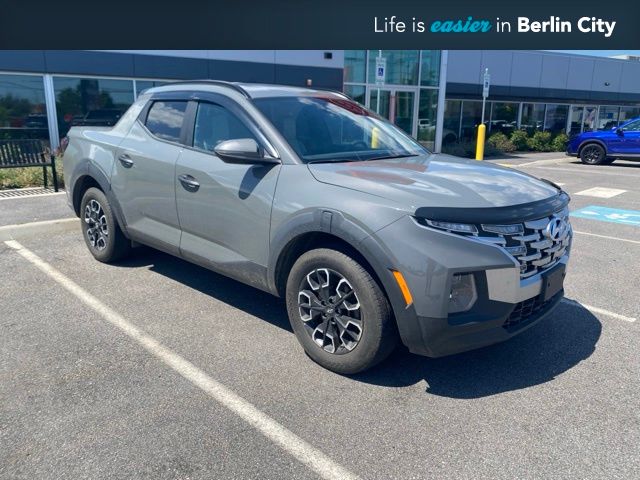 Gray 2024 Hyundai Santa Cruz Pickup Truck All-Wheel Drive 8-Speed Automatic