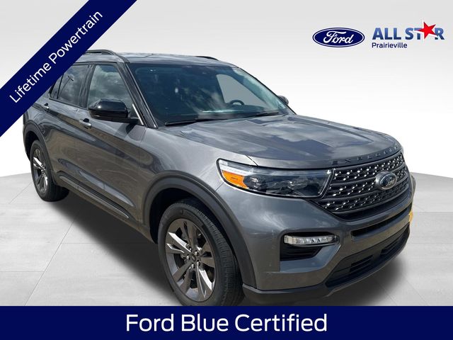 Gray Metallic 2023 Ford Explorer XLT AWD SUV / Crossover All-Wheel Drive Automatic