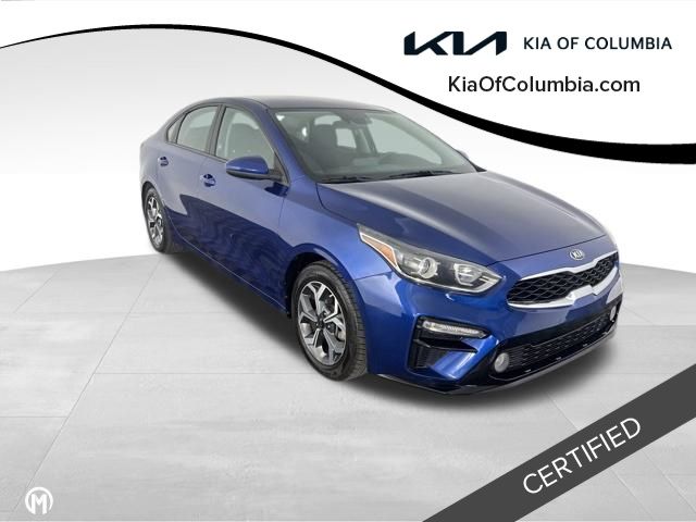 Deep Sea Blue 2021 Kia Forte LXS FWD Sedan Front-Wheel Drive Continuously Variable Transmission
