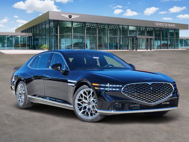 Maui Blue 2026 Genesis G90 3.5T e-Supercharger AWD Sedan All-Wheel Drive 8-Speed Automatic