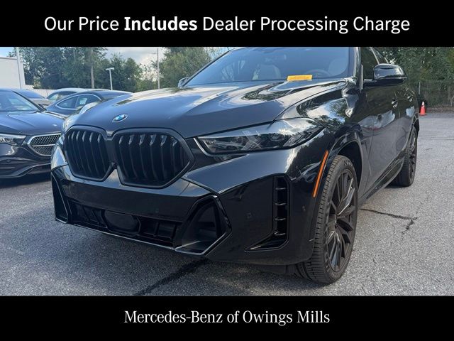 Black Sapphire Metallic 2025 BMW X6 SUV / Crossover All-Wheel Drive 8-Speed Automatic