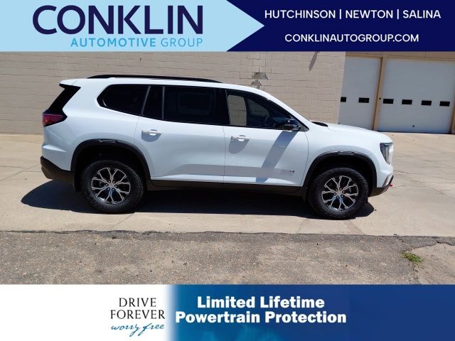 Summit White 2026 GMC Acadia AT4 AWD SUV / Crossover Four-Wheel Drive 8-Speed Automatic
