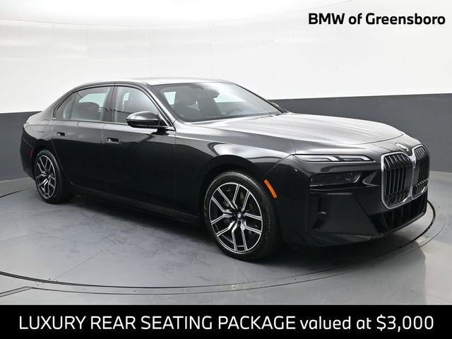 Black Sapphire Metallic 2025 BMW 7 Series Sedan All-Wheel Drive 8-Speed Automatic