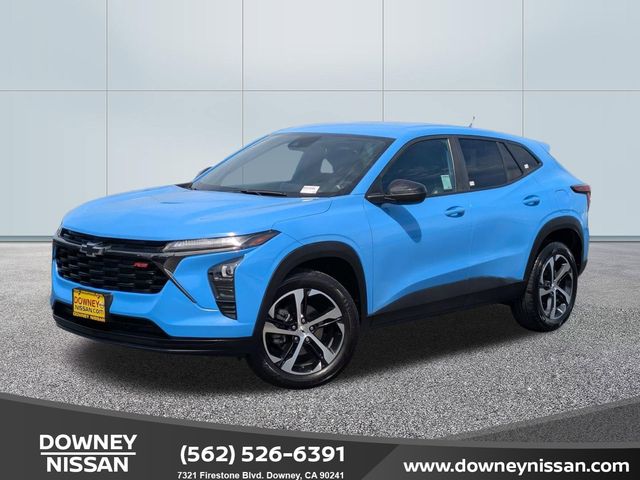 Fountain Blue 2024 Chevrolet Trax RS with 1RS FWD SUV / Crossover Front-Wheel Drive 6-Speed Automatic