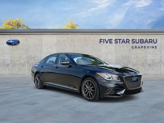 Victoria Black 2019 Genesis G80 3.8L RWD Sedan Rear-Wheel Drive 8-Speed Automatic