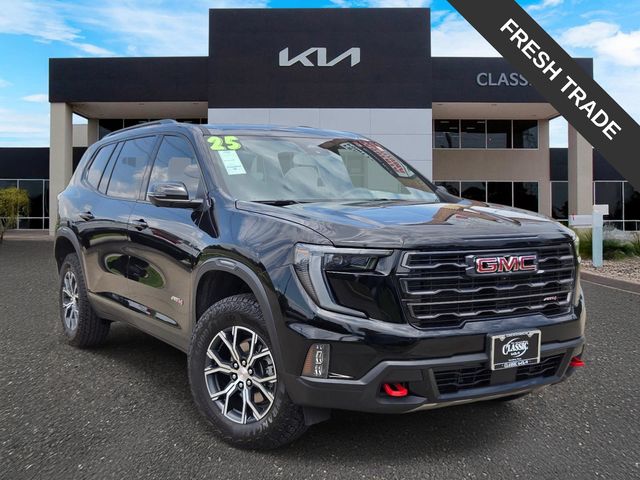 Black (Ebony Twilight Metallic) 2025 GMC Acadia AT4 AWD SUV / Crossover Four-Wheel Drive 8-Speed Automatic