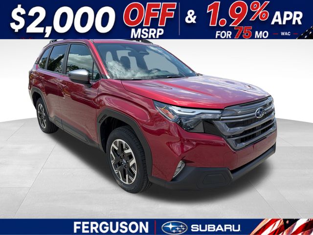 Crimson Red Pearl 2026 Subaru Forester SUV / Crossover All-Wheel Drive Continuously Variable Transmission
