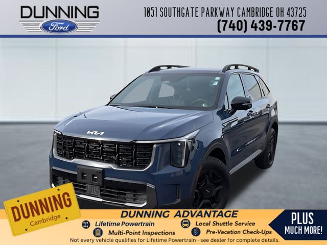 Midnight Lake Blue 2024 Kia Sorento X-Line SX AWD SUV / Crossover All-Wheel Drive 8-Speed Dual Clutch