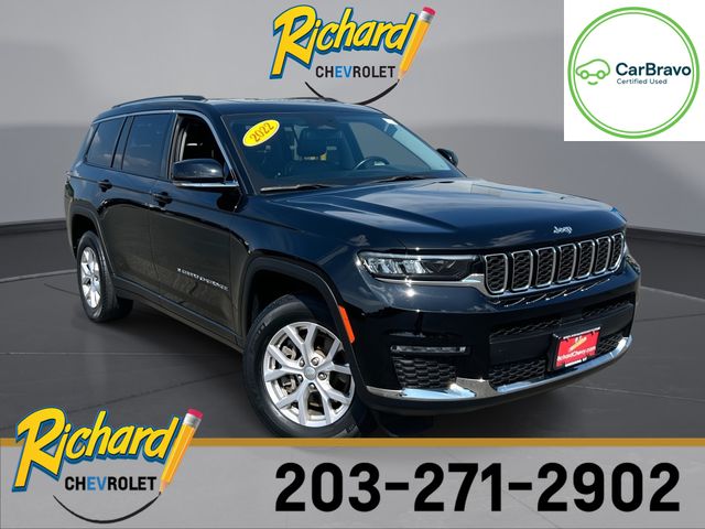 Diamond Black Crystal Pearlcoat 2022 Jeep Grand Cherokee L SUV / Crossover Four-Wheel Drive 8-Speed Automatic