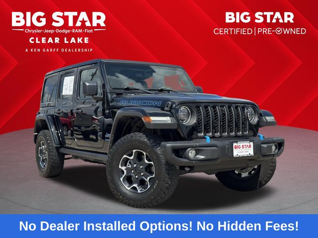 2023 Jeep Wrangler Rubicon 4xe Black at River Oaks CDJR