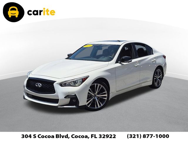 Used 2023 INFINITI Q50 SENSORY 4D Sedan