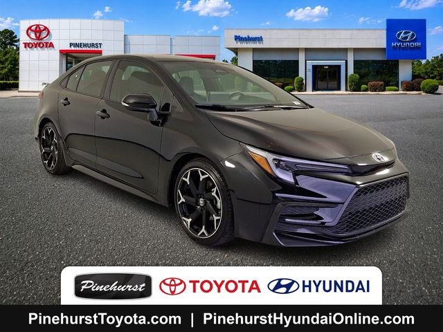 Black 2025 Toyota Corolla Sedan Front-Wheel Drive Continuously Variable Transmission