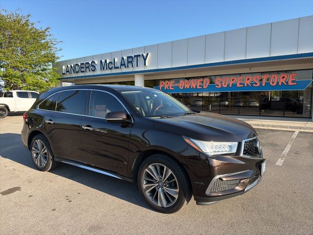 Black Copper Pearl 2017 Acura MDX SH-AWD with Technology Package SUV / Crossover All-Wheel Drive 9-Speed Automatic