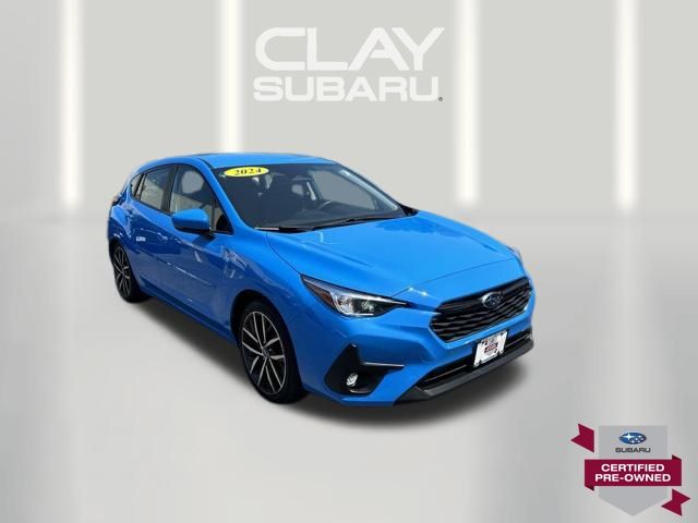 Oasis Blue Pearl 2024 Subaru Impreza Wagon All-Wheel Drive Continuously Variable Transmission